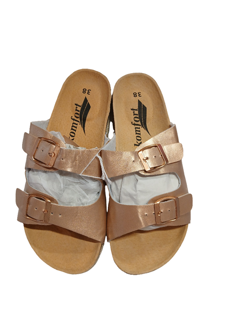 Damen Women's Gold Slippers | Damen In Lebanon