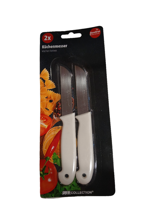 Jes Collection White Kitchen Knifes 2x | Jes Collection In Lebanon