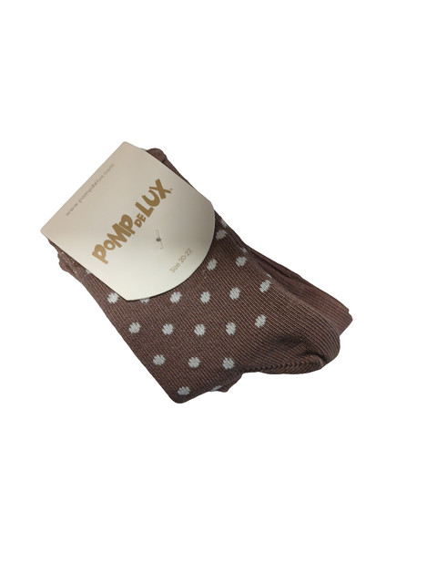POMPdeLUX Girl's Dark Purple Set Of 2 Socks |POMPdeLUX in Lebanon