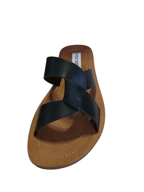 Steve Madden Women's Black Synthetic Realm Slipper | Steve Madden In Lebanon
