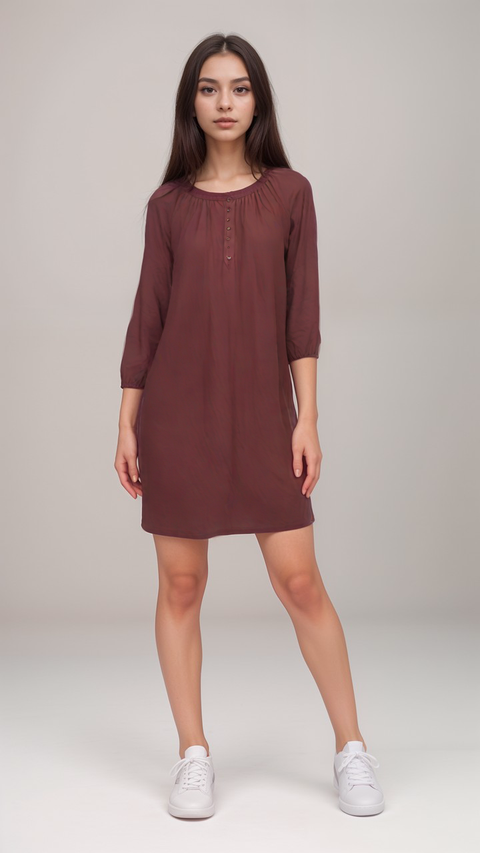 Cybele Women's Plum Sleep Dress | Cybele in Lebanon