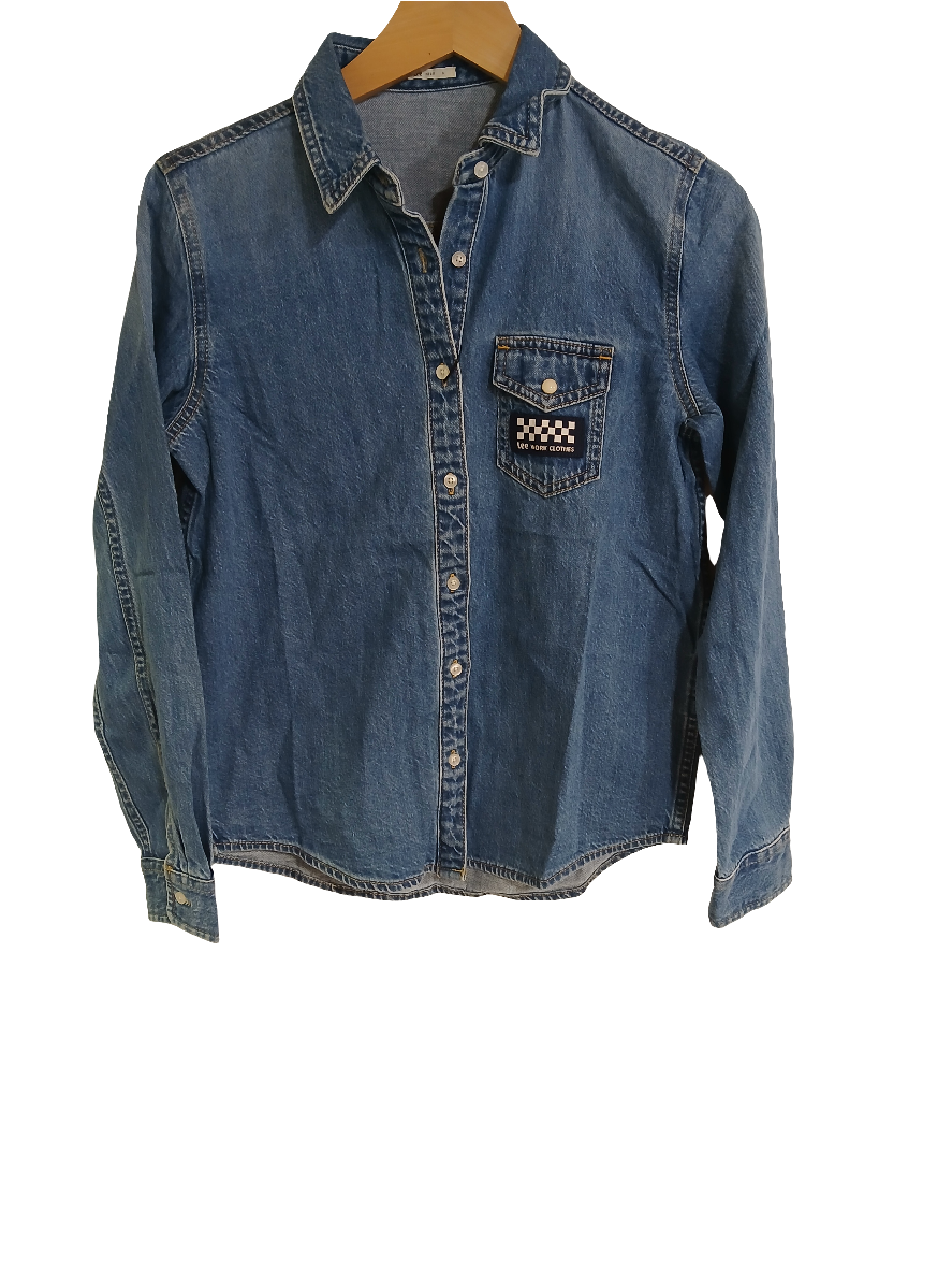 Lee Women's Washed Blue Denim Shirt | Lee in Lebanon