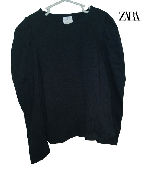 Zara Girl's Black Long-Sleeve T-Shirt |Zara in Lebanon