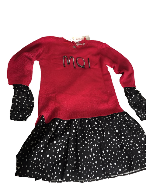 Boboli Girl's Multicolor Knitted Dress| Boboli in Lebanon