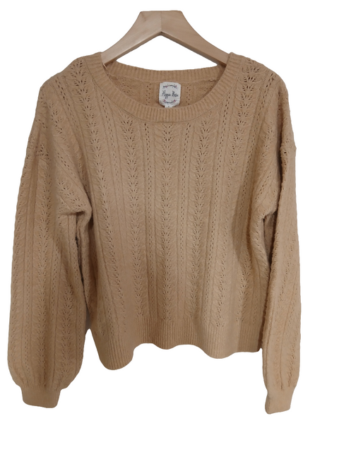 Hippie Rose Women's  Beige  Sweater |Hippie Rose In Lebanon