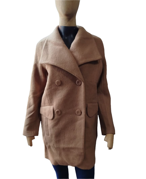 Only Women's Camel Long-Sleeve Coat |Only in Lebanon