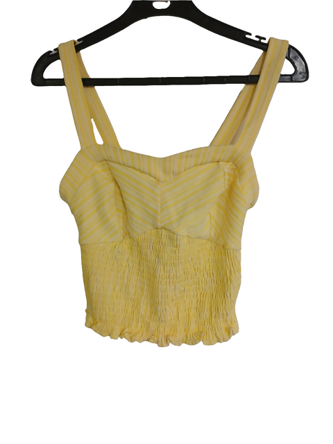 Zara Trafaluc Women's Yellow Sleeveless Crop Top | Zara in Lebanon