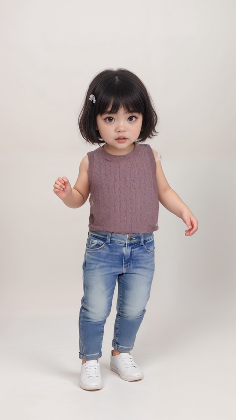 POMPdeLUX Baby Girl's Dark Purple Vest | POMPdeLUX in Lebanon