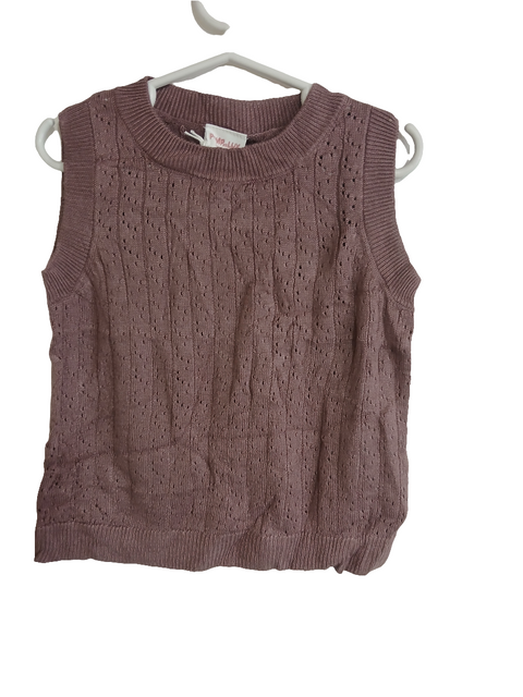 POMPdeLUX Baby Girl's Dark Purple Vest | POMPdeLUX in Lebanon