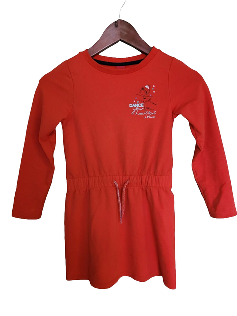 S.Oliver Girl's Red Long-Sleeve Dress |S.Oliver in Lebanon
