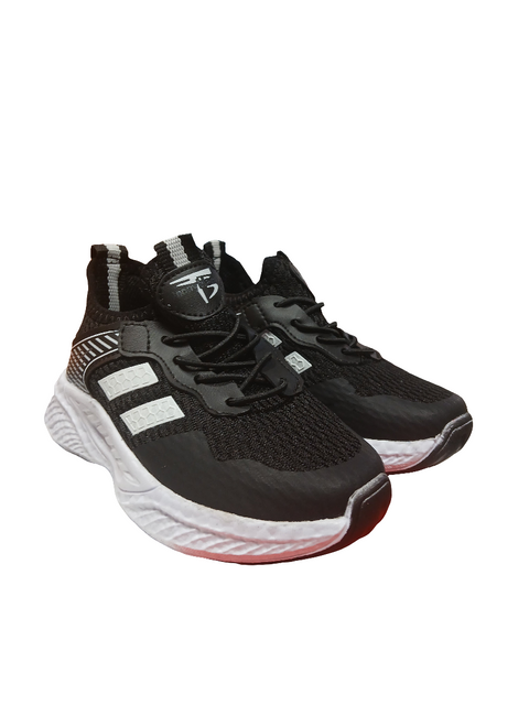 Tonny Black Kids Black & White Sneakers | Tonny Black In Lebanon