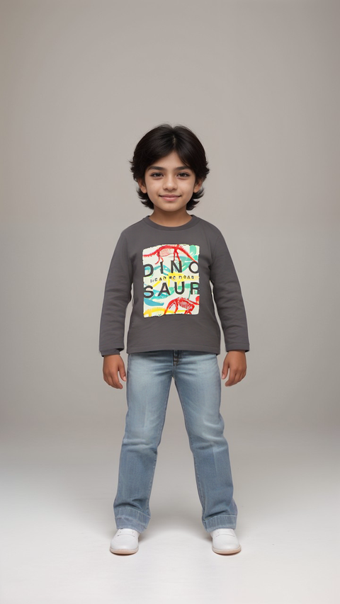 Boboli Boy's Multicolor Long-Sleeve Blouse | Boboli in Lebanon