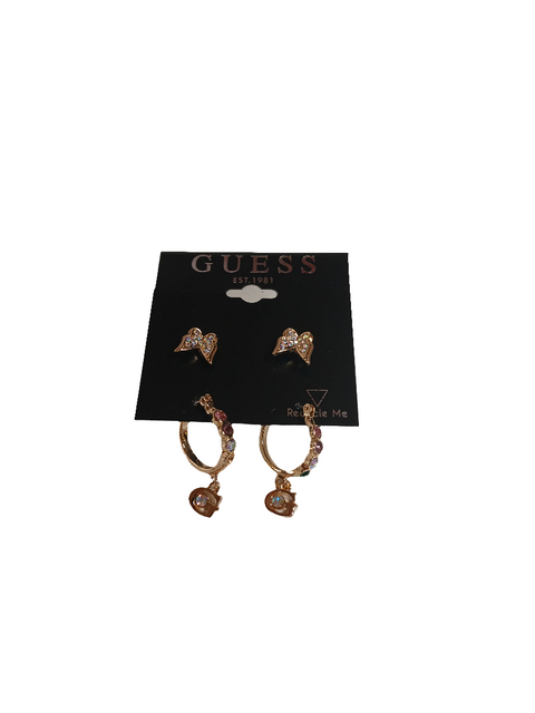 Guess Women's Gold Set Of 2 Earrings |Guess In Lebanon