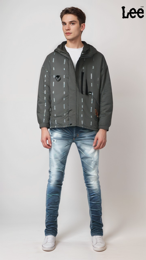 Lee Men's Grey Zipper Jacket | Lee in Lebanon
