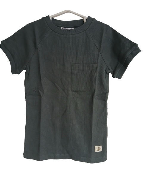 POMPdeLUX Boy's Dark Green Short-Sleeve T-Shirt |POMPdeLUX in Lebanon
