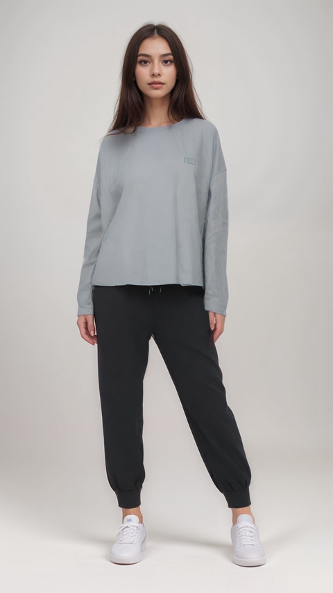 Esmara Women's White Long-Sleeve Blouse  |Esmara in Lebanon