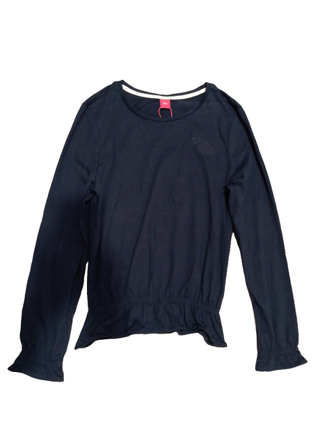 S.Oliver Girl's Navy Long Sleeve Sweatshirt  | S.Oliver In Lebanon