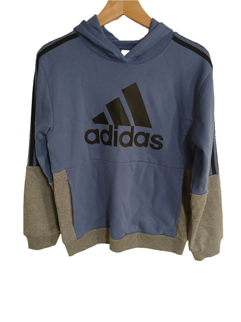 Adidas Boy's Blue & Grey Pullover Hoodie |Adidas In Lebanon
