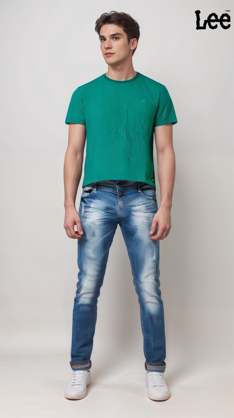 Lee Men's Green Short-Sleeve T-Shirt | Lee in Lebanon