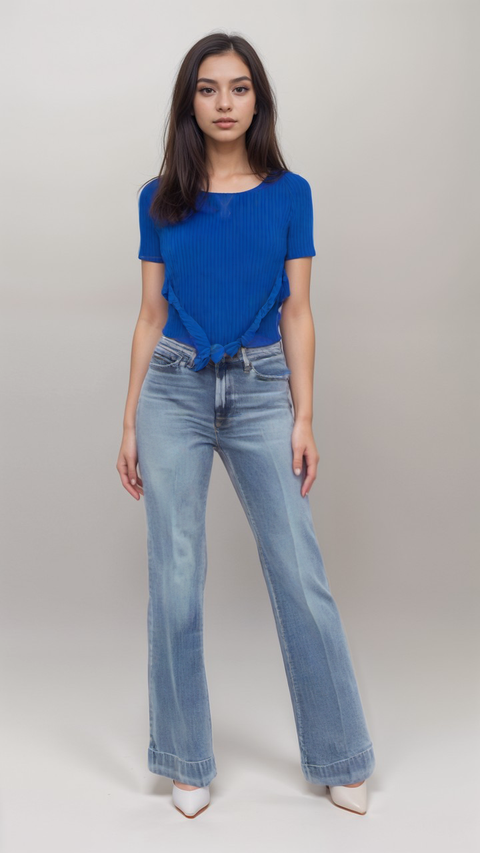 Mango Women's Navy Blue Open Back Top | Mango in Lebanon