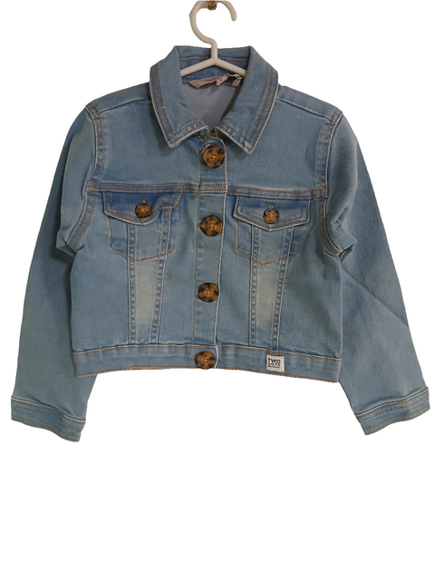 Boboli Girl's Blue Denim Jacket| Boboli in Lebanon