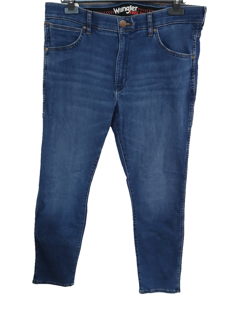 Wrangler Men's Dark Blue Larston 812 Slim Tapered Jeans | Wrangler In Lebanon