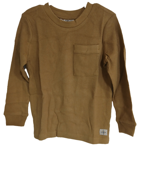 POMPdeLUX Boy's Acorn Ecric Long-Sleeve Blouse |POMPdeLUX in Lebanon