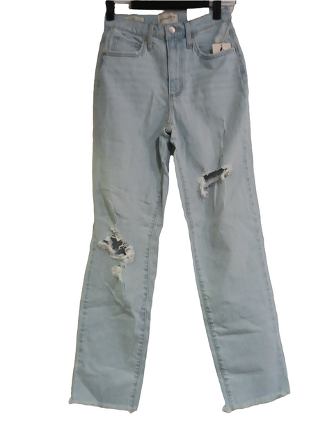 Universal Thread Women's Light Blue High-Rise 90's Straight Stretch Jeans | Universal Thread In Lebanon