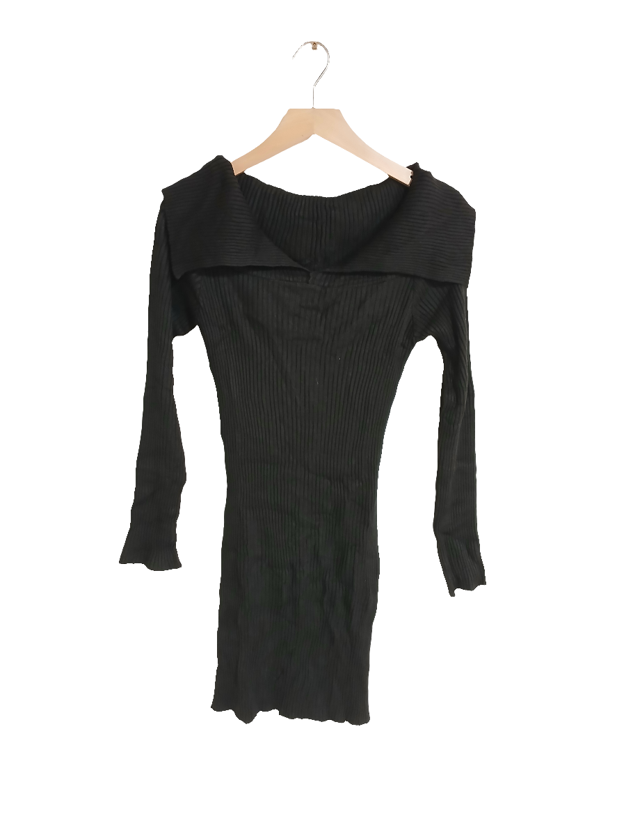 LeGer Women's Black Long-Sleeve Dress | LeGer in Lebanon