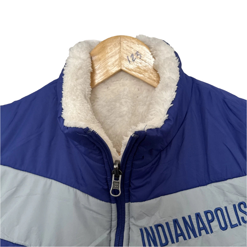 NFL Women's Blue Indianapolis Puffer Double face Sleeveless Jacket |NFL In Lebanon