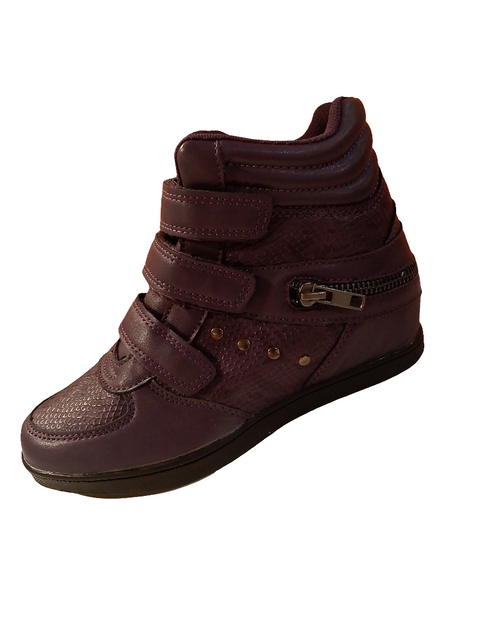 Gemo Girl`s Purple Ankle Sneakers | Gemo In Lebanon