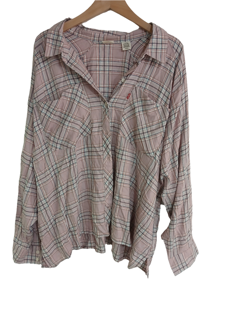 Levi's  Women's Pink Plaid Shirt  |Levi's In Lebanon