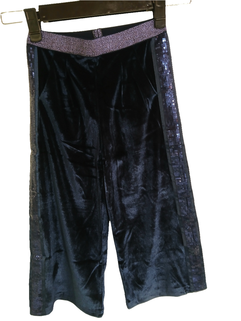 Boboli Girl's Navy Velvet Pants | Boboli in Lebanon