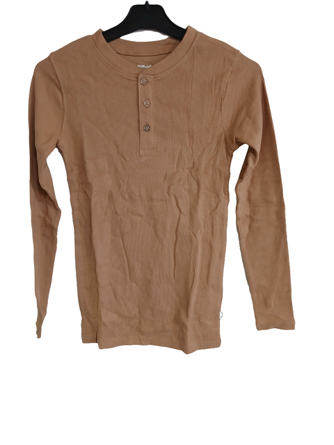 POMPdeLUX Boy's Dusty Rose Long Sleeve Blouse | POMPdeLUX in Lebanon