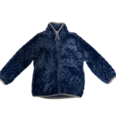 POMPdeLUX Baby Girl Navy Blue Jacket | POMPdeLUX in Lebanon