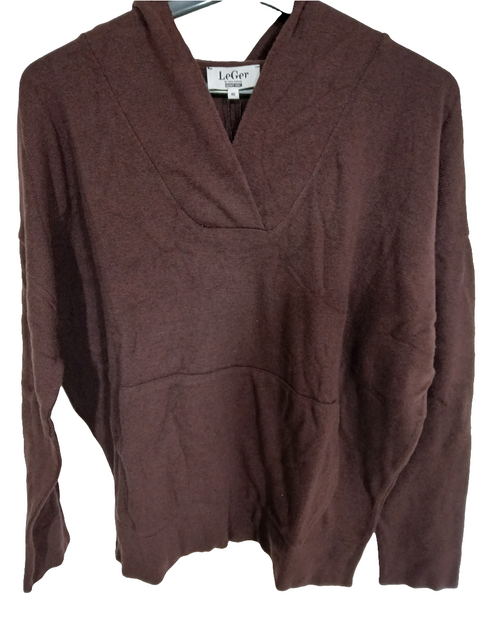 LeGer Women's Burgundy Long-Sleeve Sweatshirt | LeGer in Lebanon