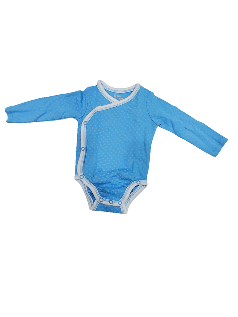 Boboli Baby Boy Blue & White Bodysuit 2 Pieces | Boboli In Lebanon
