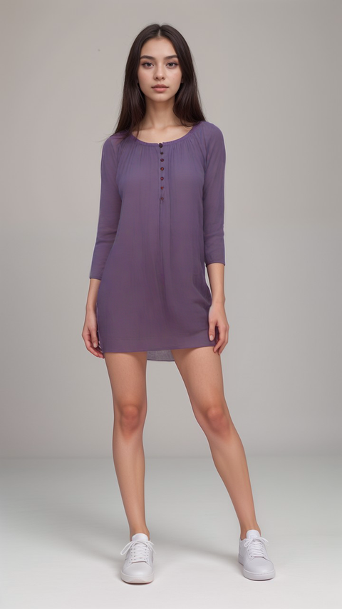 Cybele Women's Purple Sleep Dress | Cybele in Lebanon