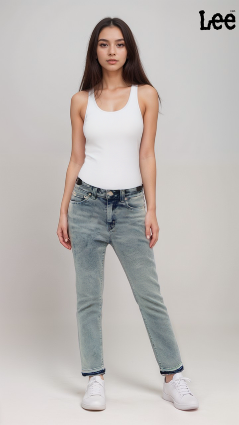 Lee  Women's Blue Seasonal Wide Leg  Jeans | Lee in Lebanon