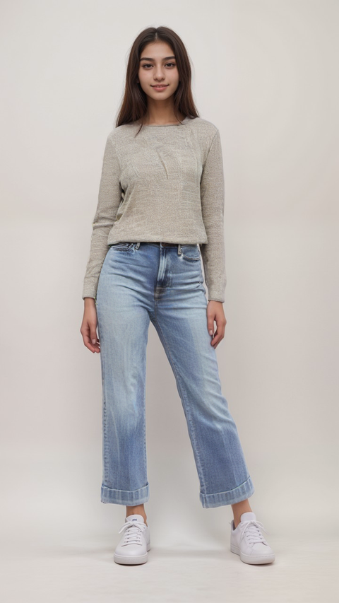 S.Oliver Girl's Grey Long-Sleeve Blouse |S.Oliver in Lebanon