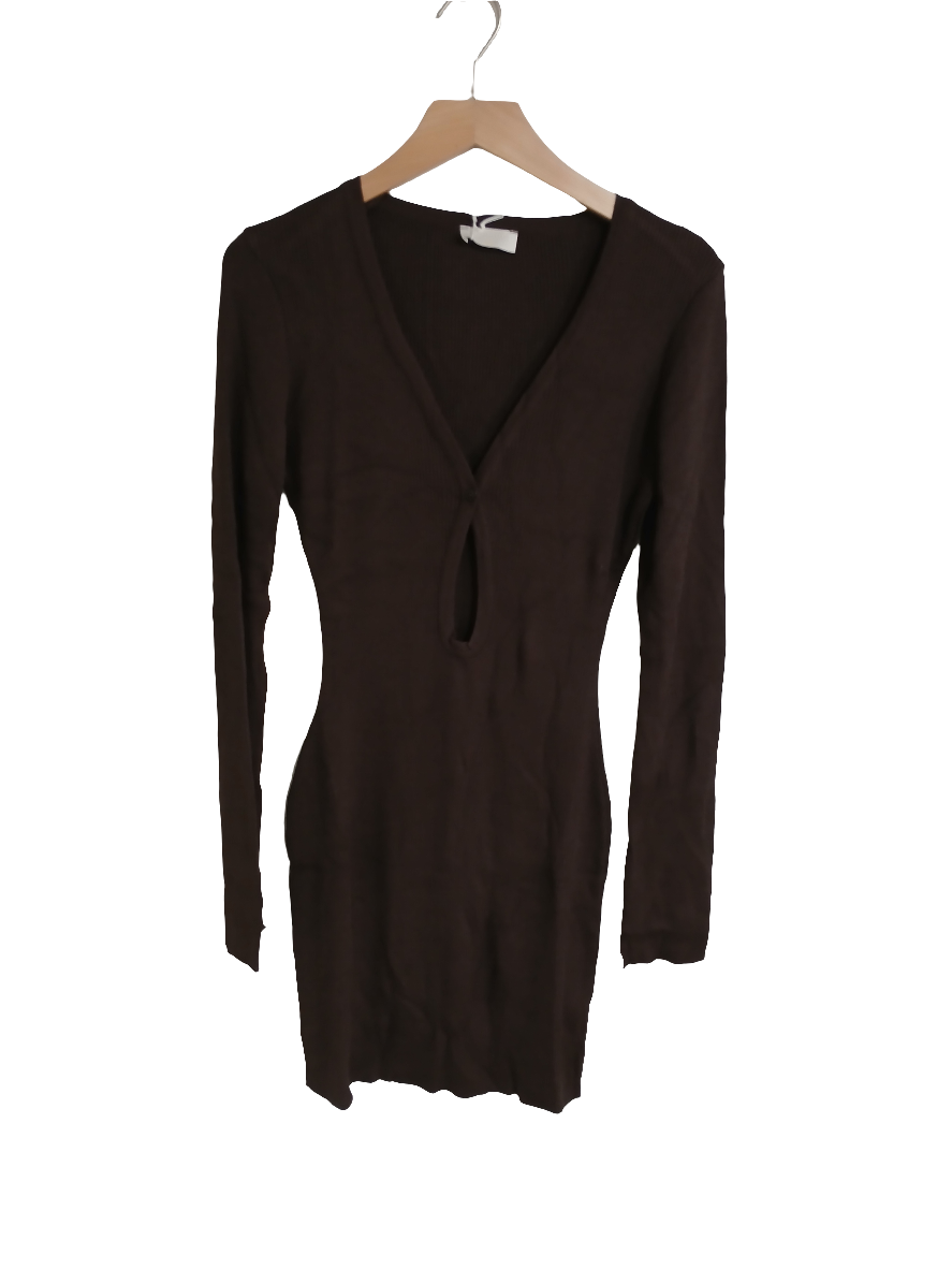 LeGer Women's Brown Long-Sleeve Dress| LeGer in Lebanon