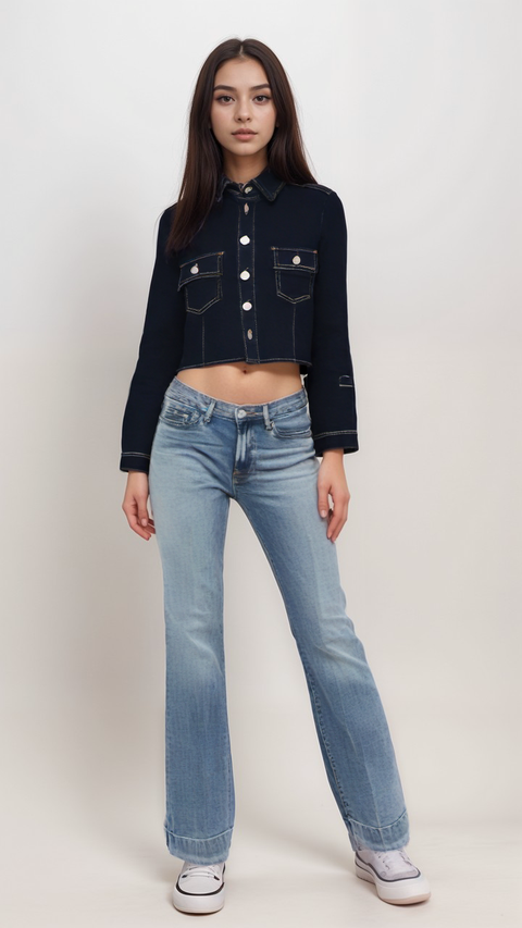 LeGer Women's Blue Denim Jacket |LeGer in Lebanon