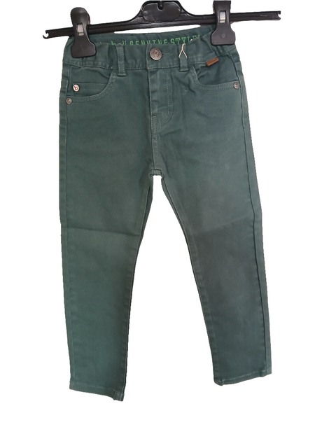 Boboli Boy's Khaki Green Slim Pants | Boboli in Lebanon