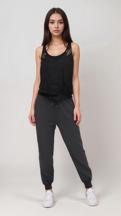 Mango Women's Black Sleeveless Top| Mango in Lebanon