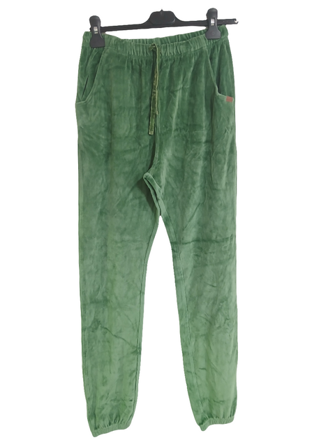 Boboli Girl's Green Velvet Pajama Bottom| Boboli in Lebanon