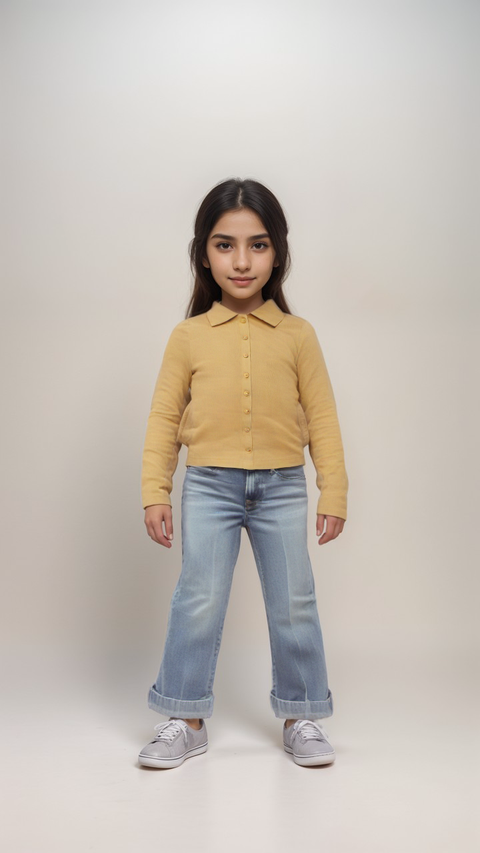 S.Oliver Girl's Mustard Long-Sleeve Shirt| S.Olive in Lebanon