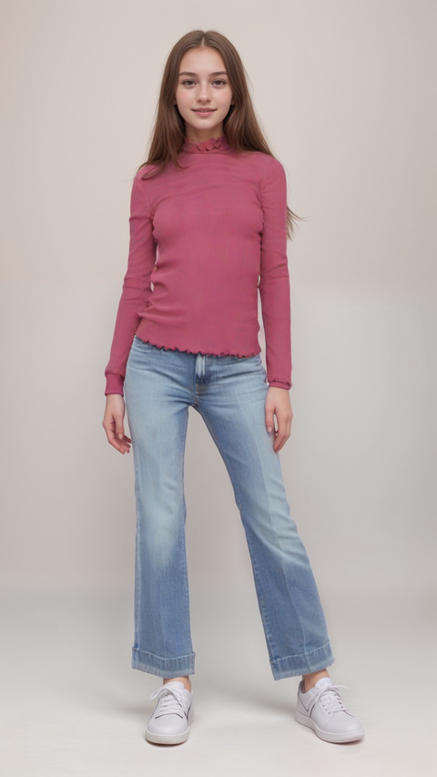 S.Oliver Girl's Pink Long-Sleeve Blouse |S.Oliver in Lebanon