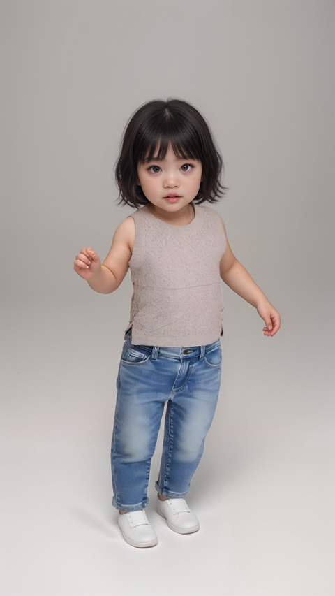 POMPdeLUX Girl's Beige Sleeveless Blouse| POMPdeLUX in Lebanon