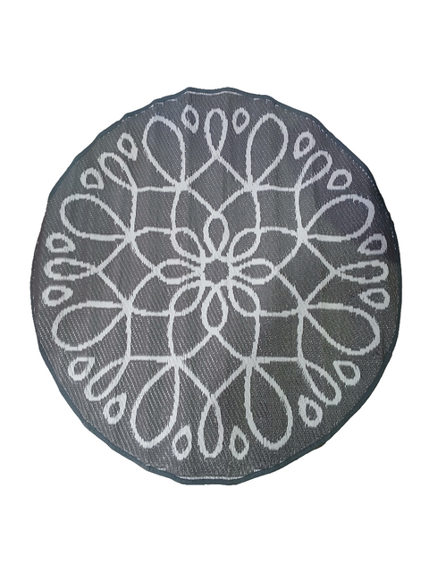 Outdoor Teppich Grey & White Nylon Rug | Outdoor Teppich In Lebanon