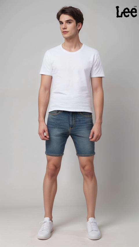 Lee Men Blue Slim Shorts | Lee in Lebanon